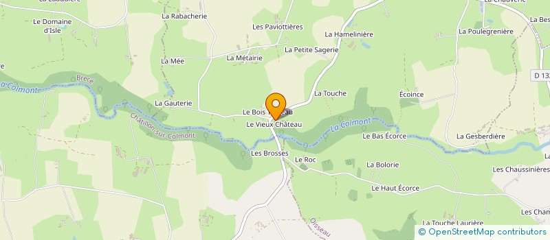 localisation de l'entreprise MADAME DENISE LEVEQUE  SAINT-MARS-SUR-COLMONT