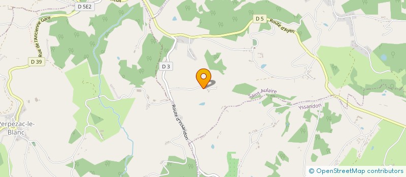 localisation de l'entreprise MADAME DENISE LEYMARIE  SAINT-AULAIRE