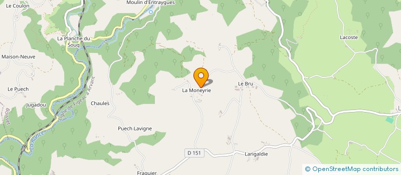 localisation de l'entreprise MADAME DENISE LIAUBET à LEYNHAC