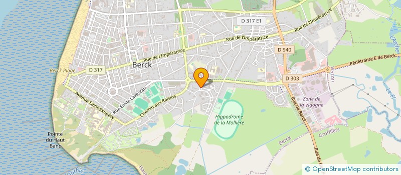 localisation de l'entreprise MADAME DENISE LONGLE  BERCK