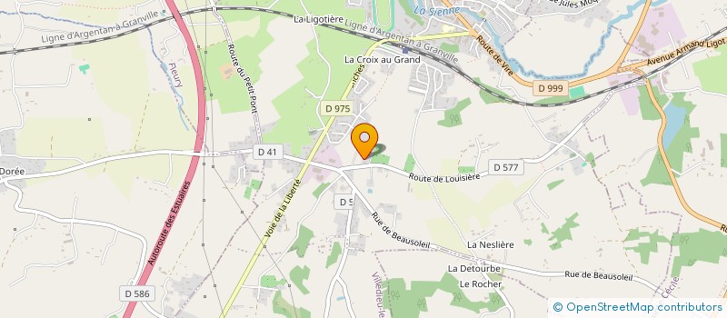 localisation de l'entreprise MADAME DENISE LOUIN à VILLEDIEU-LES-POELES-ROUFFIGNY