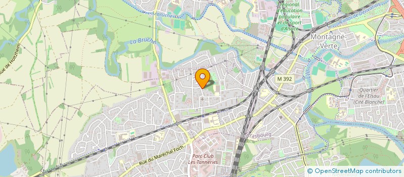 localisation de l'entreprise MADAME DENISE MALLARD  LINGOLSHEIM