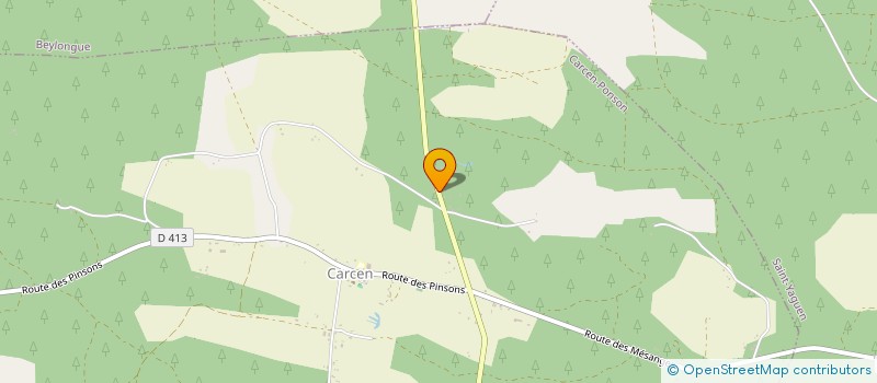 localisation de l'entreprise MADAME DENISE MARIE CALLEDE  LESGOR