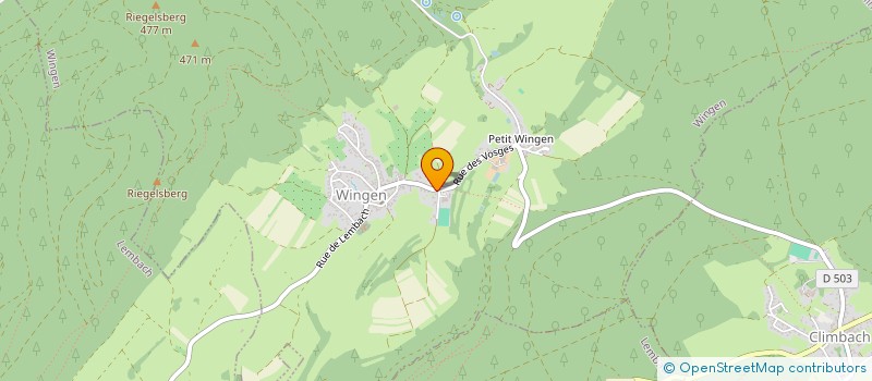 localisation de l'entreprise MADAME DENISE MARMILLOD  WINGEN