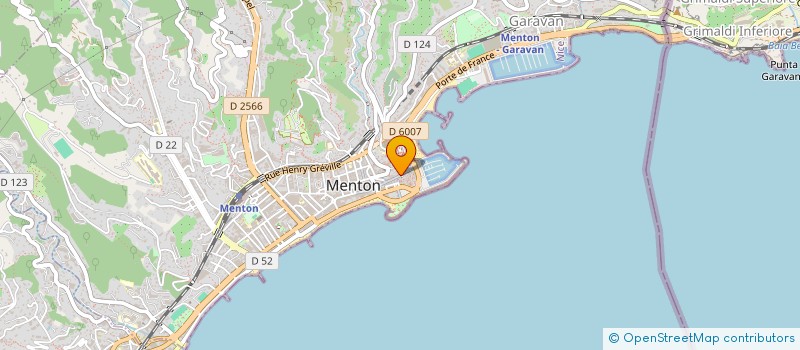 localisation de l'entreprise MADAME DENISE MARTIN  MENTON