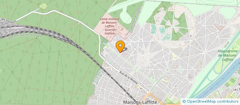 localisation de l'entreprise MADAME DENISE MEILHOC à MAISONS-LAFFITTE