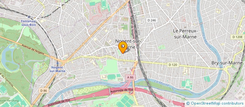 localisation de l'entreprise MADAME DENISE MELLOT  NOGENT-SUR-MARNE