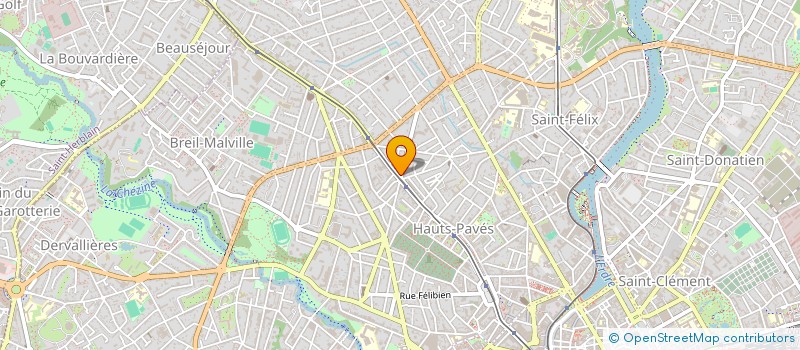 localisation de l'entreprise MADAME DENISE MENANT à NANTES
