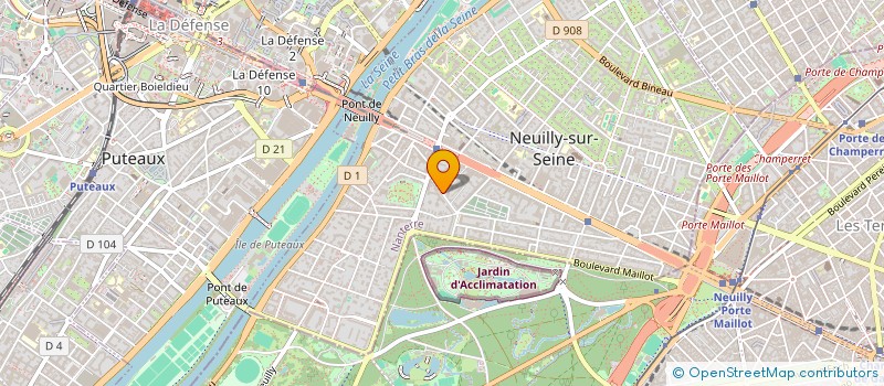 localisation de l'entreprise MADAME DENISE MENARD à NEUILLY-SUR-SEINE