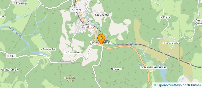 localisation de l'entreprise MADAME DENISE MEQUIGNON  LACELLE