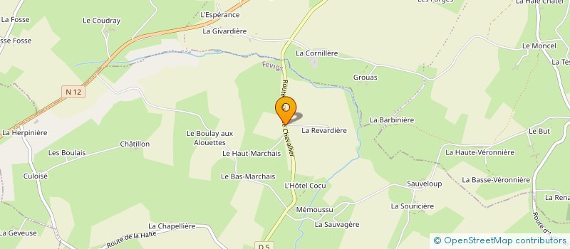 localisation de l'entreprise MADAME DENISE MEREZETTE à LE PIN-LA-GARENNE