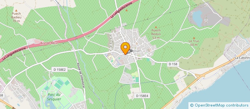 localisation de l'entreprise MADAME DENISE MINARO  LOUPIAN