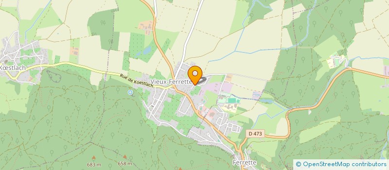 localisation de l'entreprise MADAME DENISE MIOZZO  VIEUX-FERRETTE