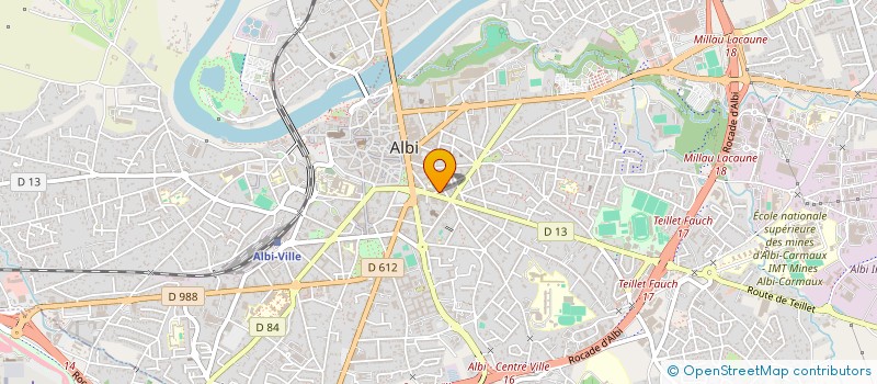 localisation de l'entreprise MADAME DENISE MOLINIE à ALBI