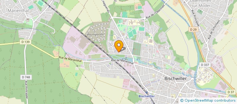 localisation de l'entreprise MADAME DENISE MUNSCH  BISCHWILLER