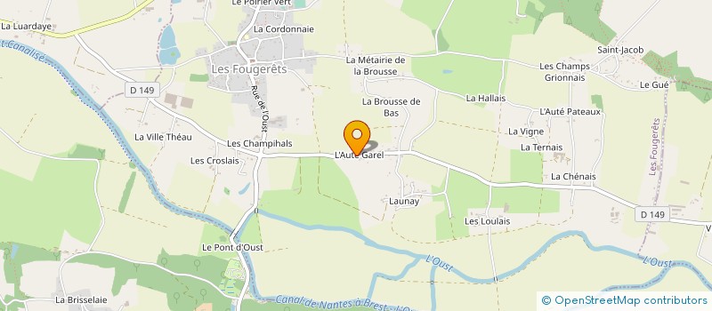 localisation de l'entreprise MADAME DENISE NAEL  LA GACILLY