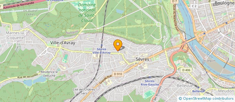 localisation de l'entreprise MADAME DENISE NASRY à SEVRES
