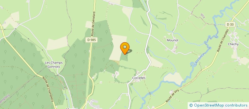 localisation de l'entreprise MADAME DENISE NUGUE  OZOLLES