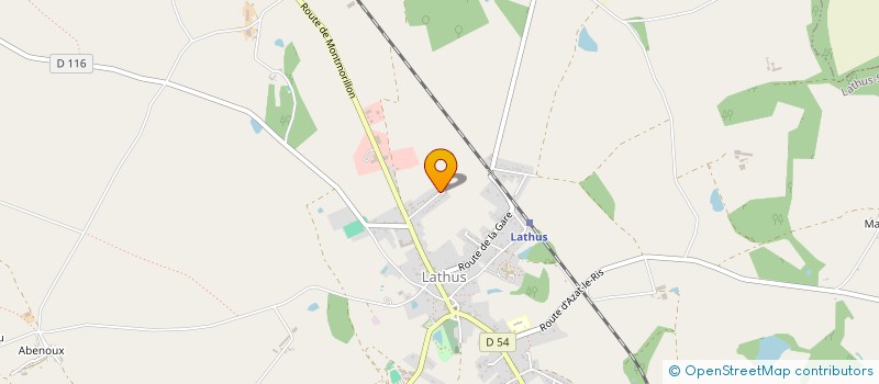 localisation de l'entreprise MADAME DENISE O'SULLIVAN  LATHUS-SAINT-REMY