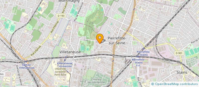 localisation de l'entreprise MADAME DENISE OKAKO YENGA-YENGA  PIERREFITTE-SUR-SEINE