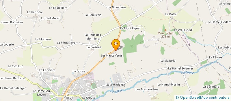 localisation de l'entreprise MADAME DENISE OZENNE  MONTBRAY