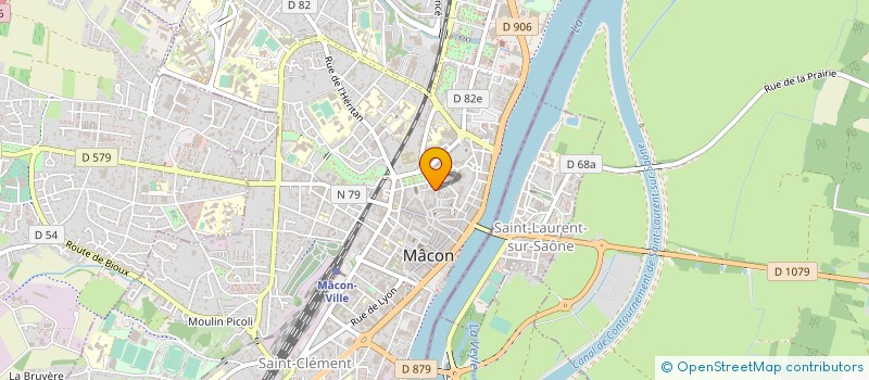 localisation de l'entreprise MADAME DENISE PARIZE à MACON