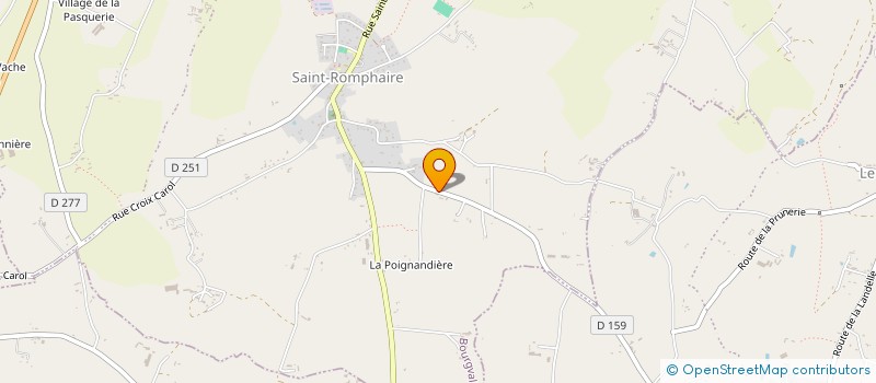 localisation de l'entreprise MADAME DENISE PERIER  SAINT-MARTIN-DE-BONFOSSE