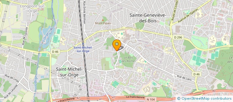 localisation de l'entreprise MADAME DENISE PERRIN  SAINT-MICHEL-SUR-ORGE