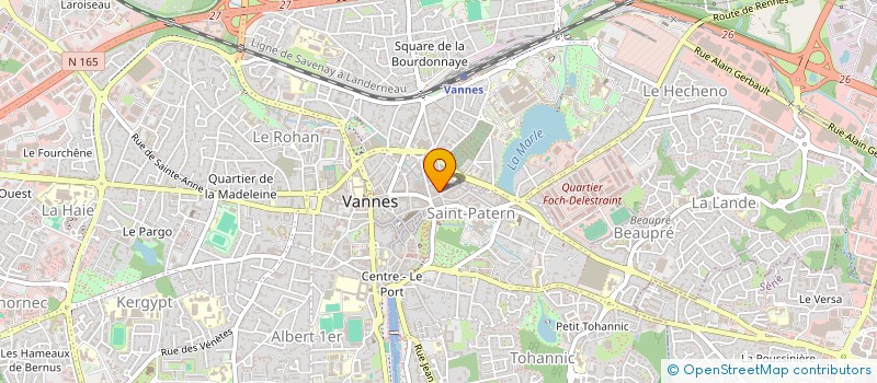 localisation de l'entreprise MADAME DENISE PERRONO  VANNES