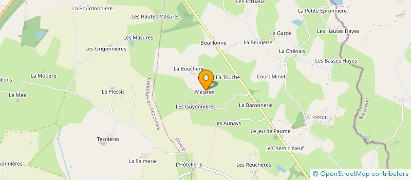 localisation de l'entreprise MADAME DENISE PEUDENIER à PRINCE