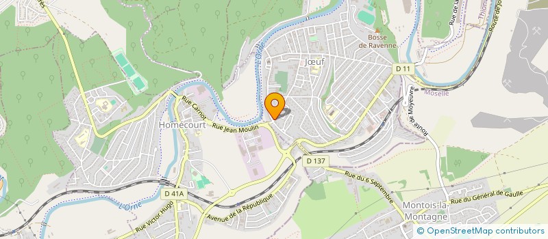 localisation de l'entreprise MADAME DENISE PICARD  JUF