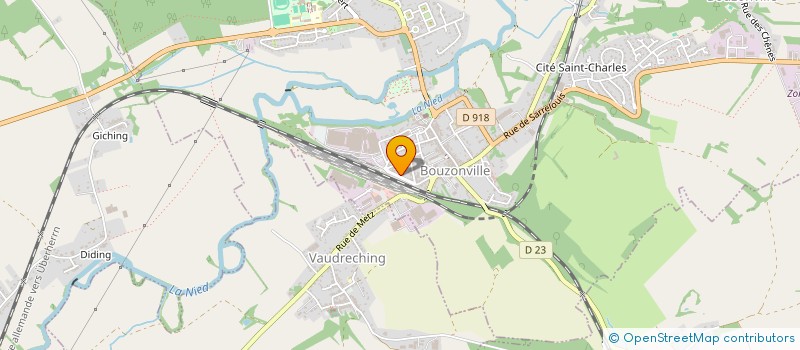 localisation de l'entreprise MADAME DENISE PICKEL  BOUZONVILLE