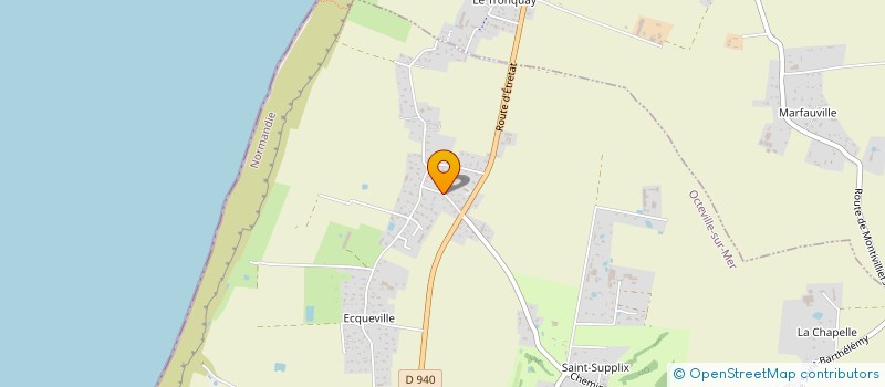 localisation de l'entreprise MADAME DENISE POINTEL  OCTEVILLE-SUR-MER