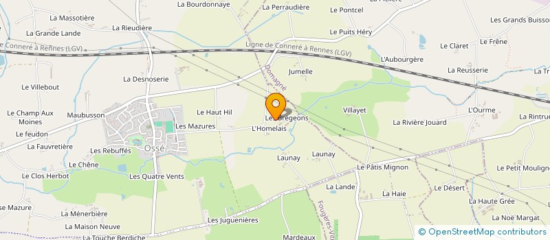 localisation de l'entreprise MADAME DENISE POIRIER à CHATEAUGIRON