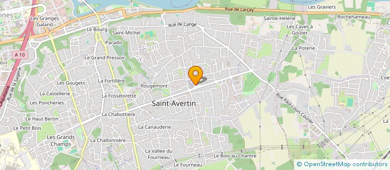 localisation de l'entreprise MADAME DENISE POLLET  SAINT-AVERTIN