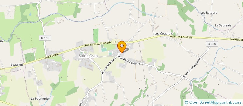 localisation de l'entreprise MADAME DENISE POULLAIN  SAINT-OVIN