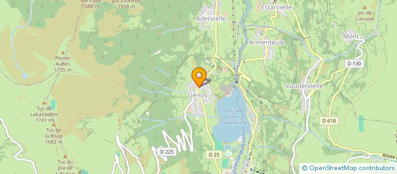 localisation de l'entreprise MADAME DENISE PUERTOLAS  GENOS