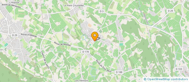 localisation de l'entreprise MADAME DENISE QUENIN  OPPEDE