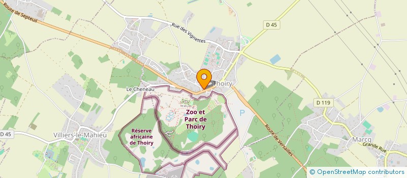 localisation de l'entreprise MADAME DENISE QUERVEL  THOIRY