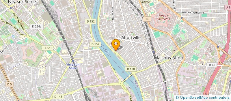 localisation de l'entreprise MADAME DENISE RABAYE  ALFORTVILLE