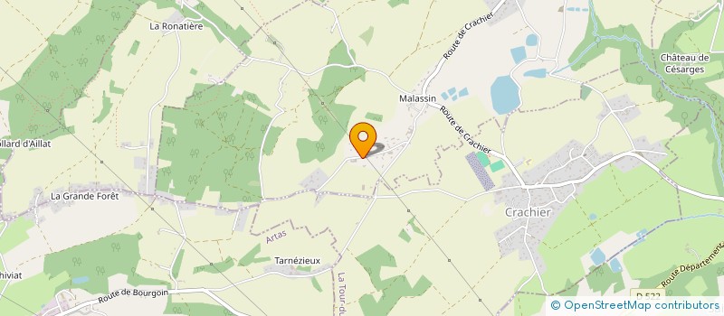 localisation de l'entreprise MADAME DENISE REA  BRON