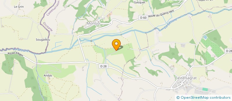 localisation de l'entreprise MADAME DENISE RIEU  MONTJOI