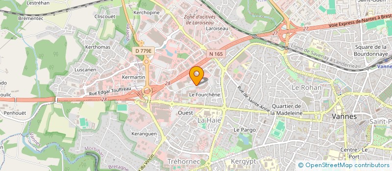 localisation de l'entreprise MADAME DENISE RIGUIDEL à VANNES