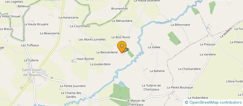 localisation de l'entreprise MADAME DENISE ROBERT à SAINT-JOUIN-DE-BLAVOU