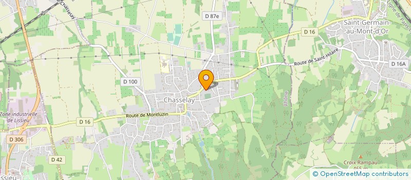 localisation de l'entreprise MADAME DENISE ROBIN à CHASSELAY