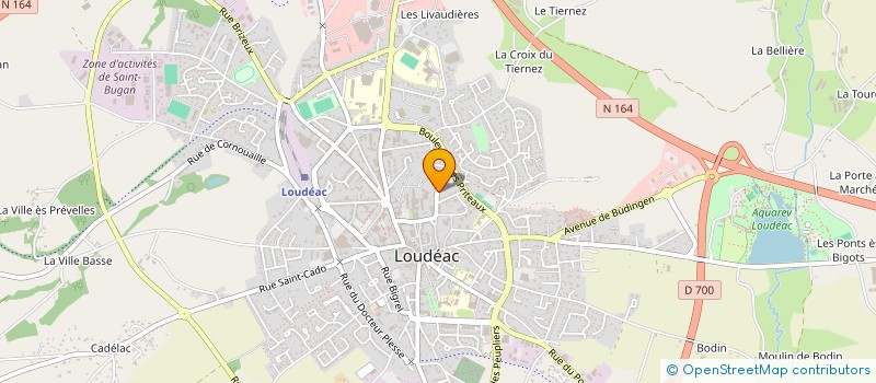localisation de l'entreprise MADAME DENISE ROHOU à LOUDEAC