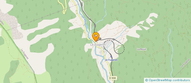 localisation de l'entreprise MADAME DENISE ROMAN  LE FUGERET