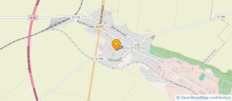 localisation de l'entreprise MADAME DENISE ROSIER à MAILLY-LE-CAMP