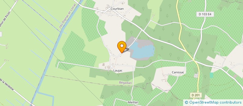 localisation de l'entreprise MADAME DENISE ROUSSEAU  BEGADAN