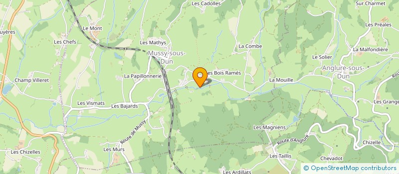 localisation de l'entreprise MADAME DENISE ROUX à MUSSY-SOUS-DUN